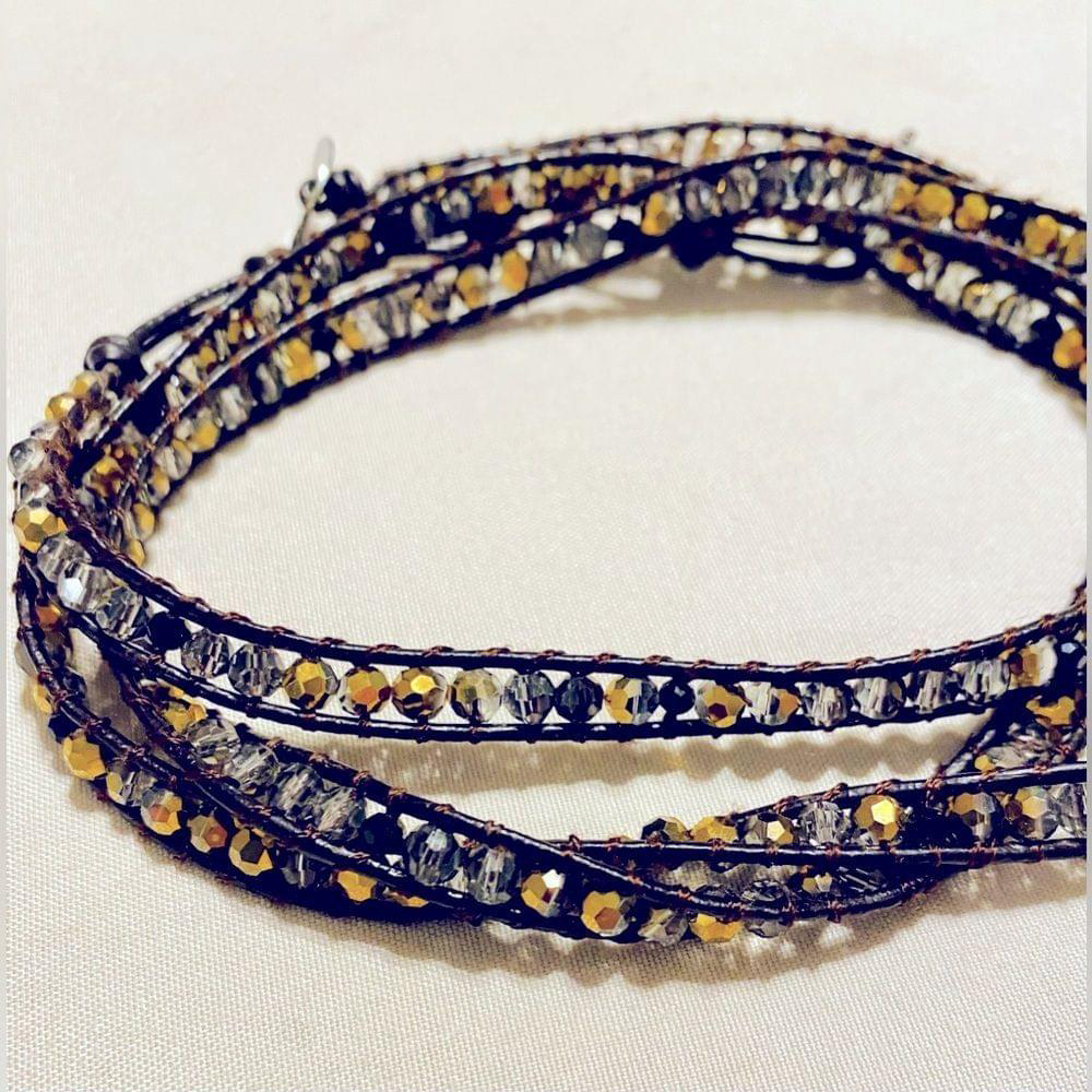 Victoria Emerson Gold Wrap Bracelet